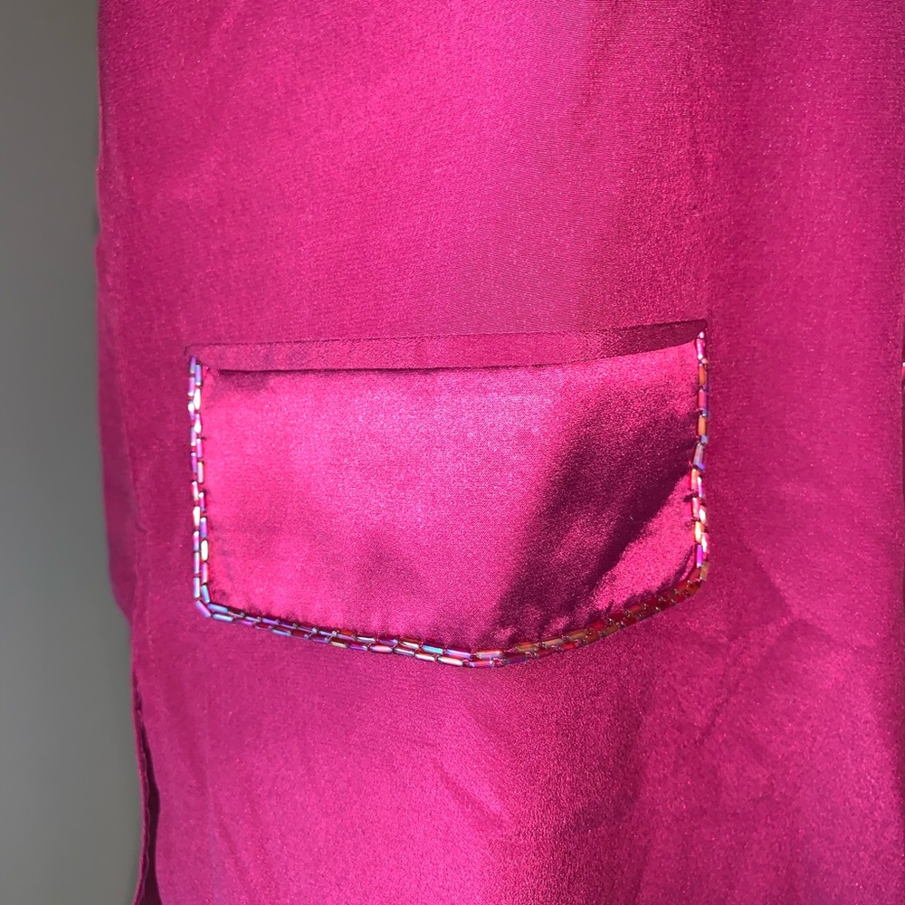 Diane Gilman 100% silk blazer/jacket - Picture 14 of 16